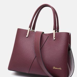 Noble casual fashion real cowhide trend one-shoulder messenger handbag